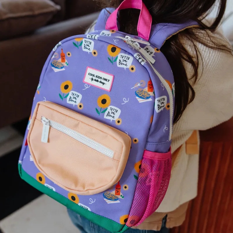 Mochila Escolar de Poliéster Reciclado de Hello Hossy - Aúpa Organics