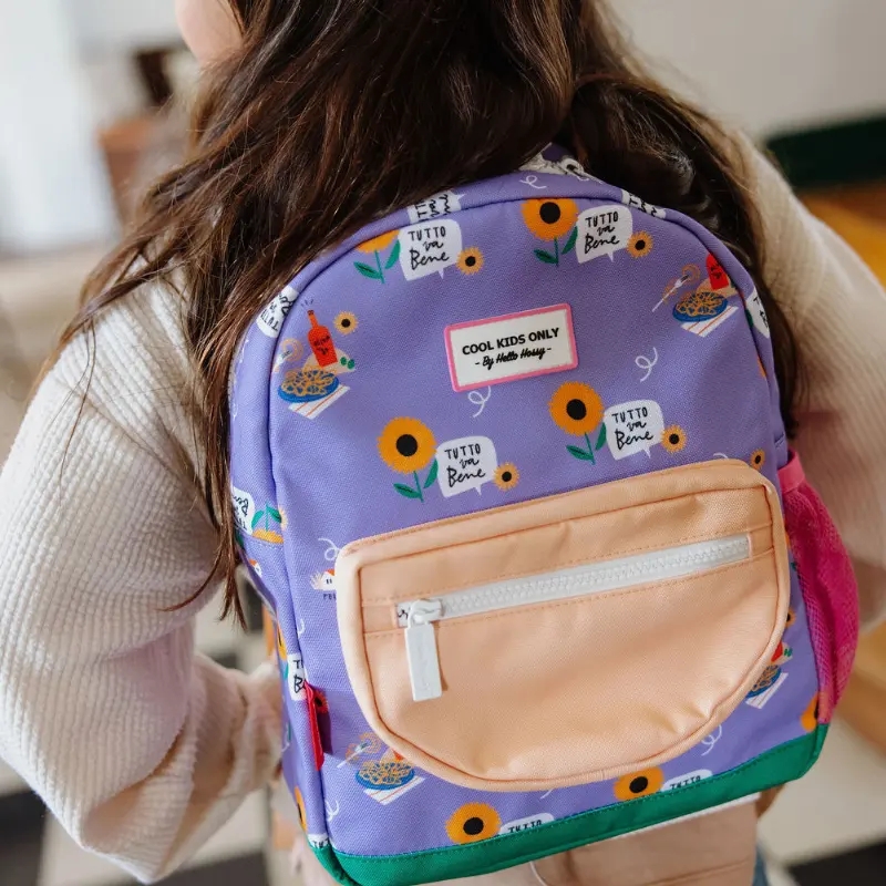 Mochila Escolar de Poliéster Reciclado de Hello Hossy - Aúpa Organics