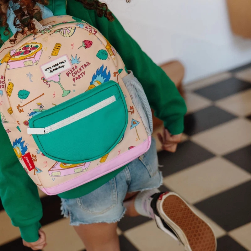 Mochila Escolar de Poliéster Reciclado de Hello Hossy - Aúpa Organics