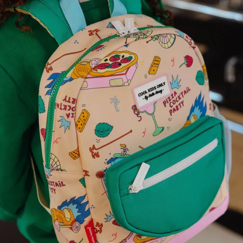 Mochila Escolar de Poliéster Reciclado de Hello Hossy - Aúpa Organics