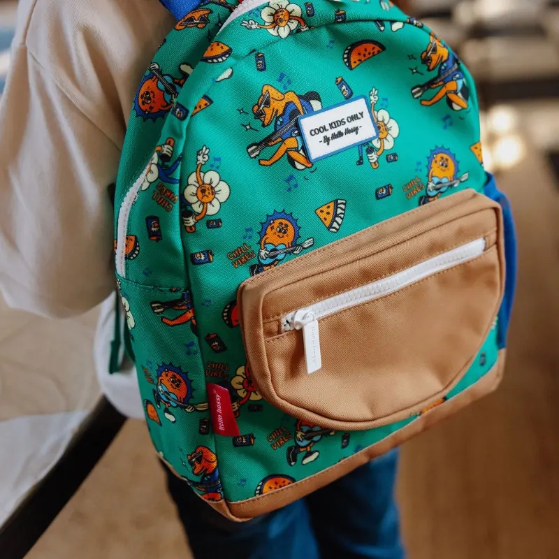 Mochila Escolar de Poliéster Reciclado de Hello Hossy - Aúpa Organics