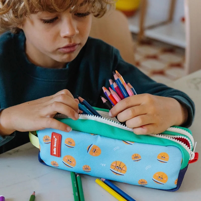 Estuche de Doble Compartimento de Poliéster Reciclado de Hello Hossy - Aúpa Organics