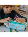 Estuche de Doble Compartimento de Poliéster Reciclado de Hello Hossy - Aúpa Organics