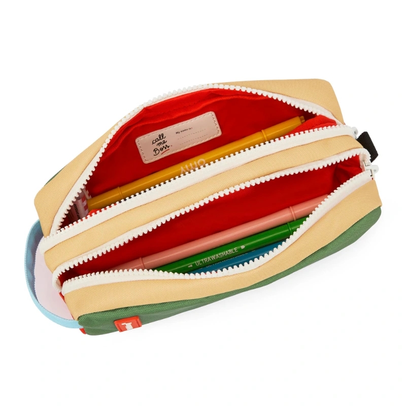 Estuche de Doble Compartimento de Poliéster Reciclado de Hello Hossy - Aúpa Organics