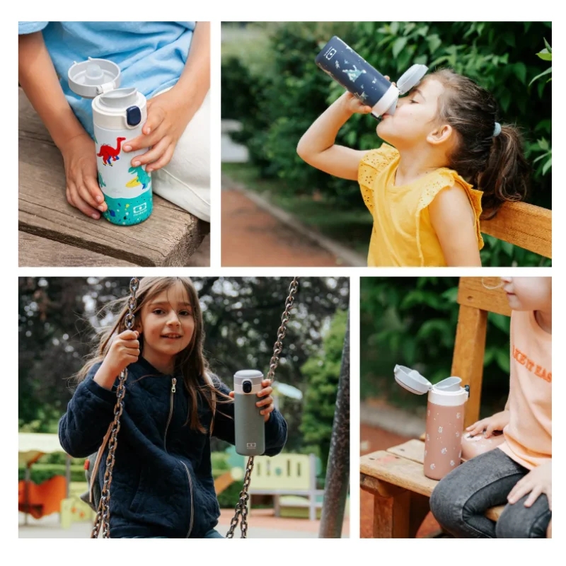 Botella Térmica Infantil POP de Acero Inox 360 ml Monbento - Aúpa Organics