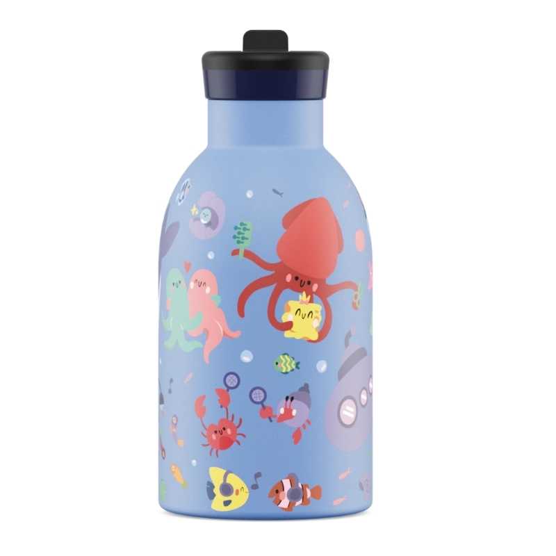 Botella Térmica de Acero Inoxidable 330 ml 24 Bottles - Aúpa Organics