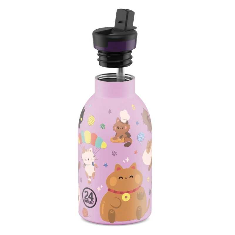 Botella Térmica de Acero Inoxidable 330 ml 24 Bottles - Aúpa Organics