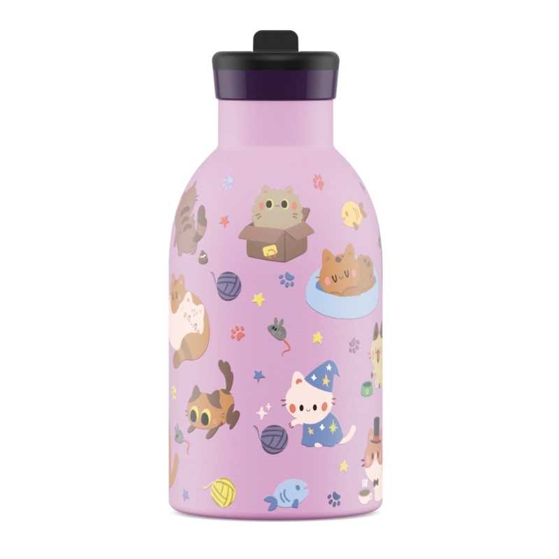 Botella Térmica de Acero Inoxidable 330 ml 24 Bottles - Aúpa Organics
