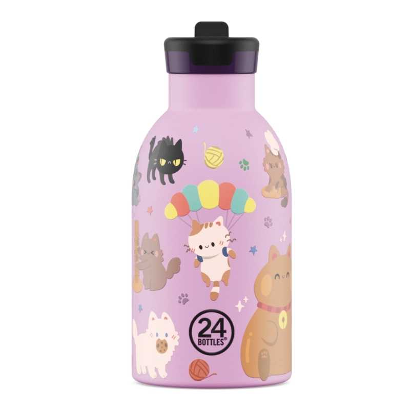 Botella Térmica de Acero Inoxidable 330 ml 24 Bottles - Aúpa Organics