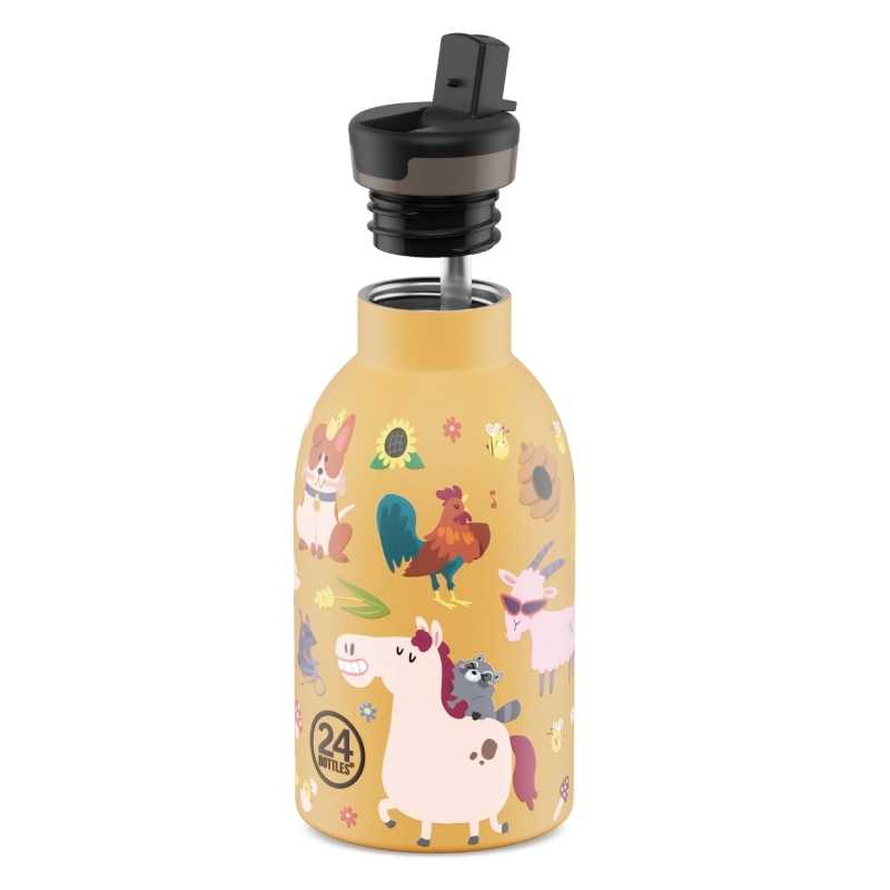 Botella Térmica de Acero Inoxidable 330 ml 24 Bottles - Aúpa Organics