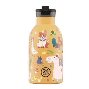 Botella Térmica de Acero Inoxidable 330 ml 24 Bottles - Aúpa Organics