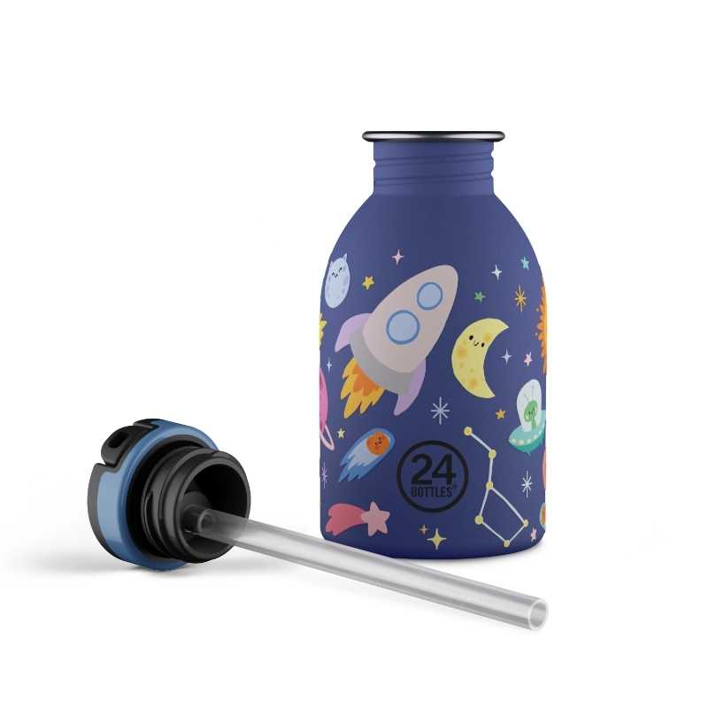 Botella de Acero Inoxidable 250 ml 24 Bottles - Aúpa Organics