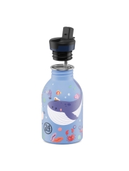 Botella de Acero Inoxidable 250 ml 24 Bottles - Aúpa Organics