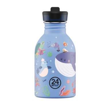 Botella de Acero Inoxidable 250 ml 24 Bottles - Aúpa Organics