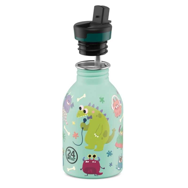 Botella de Acero Inoxidable 250 ml 24 Bottles - Aúpa Organics