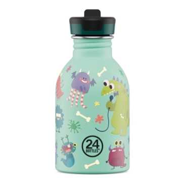 Botella de Acero Inoxidable 250 ml 24 Bottles - Aúpa Organics