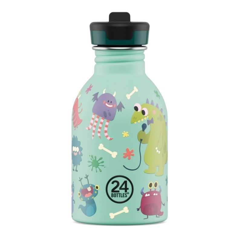 Botella de Acero Inoxidable 250 ml 24 Bottles - Aúpa Organics