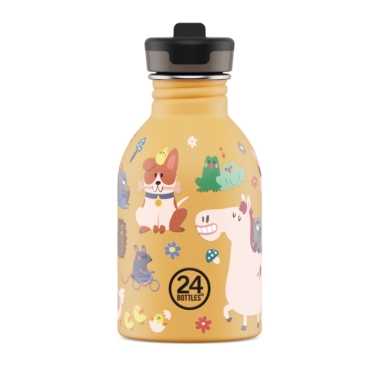 Botella de Acero Inoxidable 250 ml 24 Bottles - Aúpa Organics
