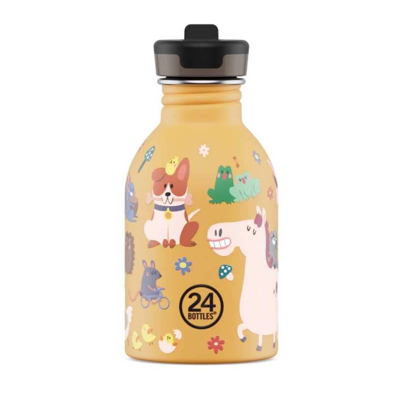Botella de Acero Inoxidable 250 ml 24 Bottles - Aúpa Organics