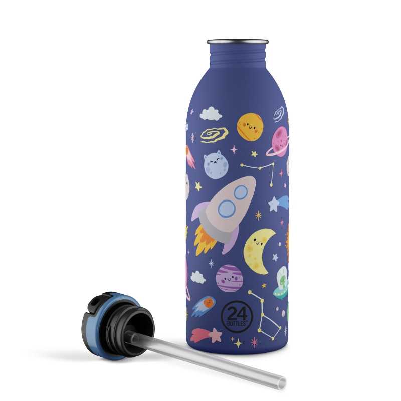 Botella de Acero Inoxidable 500 ml 24 Bottles - Aúpa Organics
