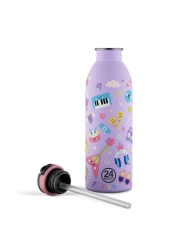 Botella de Acero Inoxidable 500 ml 24 Bottles - Aúpa Organics