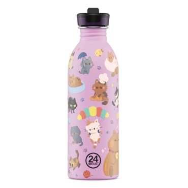 Botella de Acero Inoxidable 500 ml 24 Bottles - Aúpa Organics