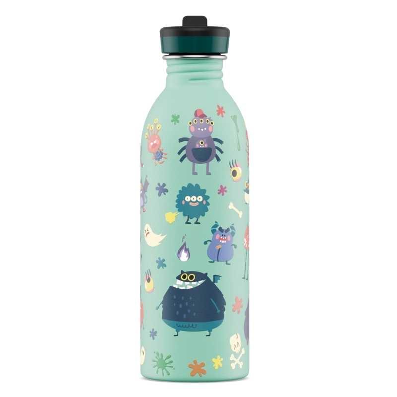 Botella de Acero Inoxidable 500 ml 24 Bottles - Aúpa Organics