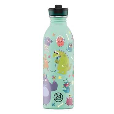 Botella de Acero Inoxidable 500 ml 24 Bottles - Aúpa Organics