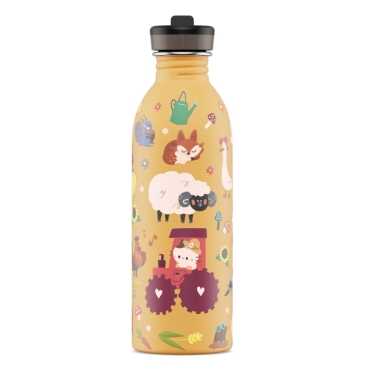Botella de Acero Inoxidable 500 ml 24 Bottles - Aúpa Organics