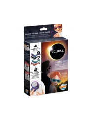Kit para Eclipse Solar Buki | 4 Gafas Certificadas + Filtros para Smartphone - Aúpa Organics