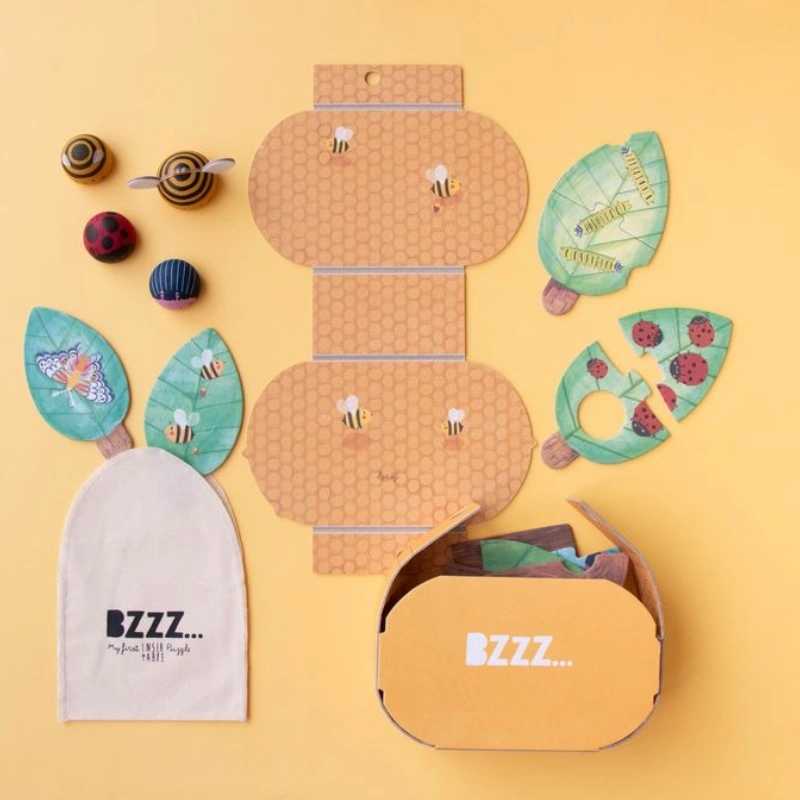 Puzzle Progresivo Abeja BZZZ de Londji - Aúpa Organics
