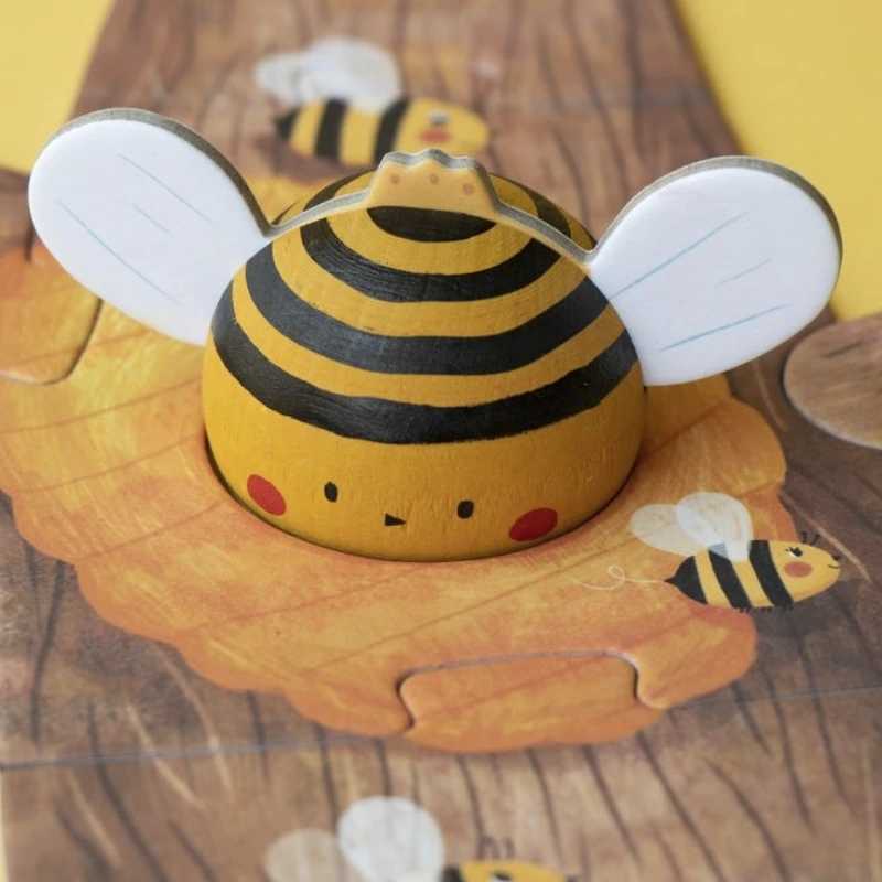 Puzzle Progresivo Abeja BZZZ de Londji - Aúpa Organics