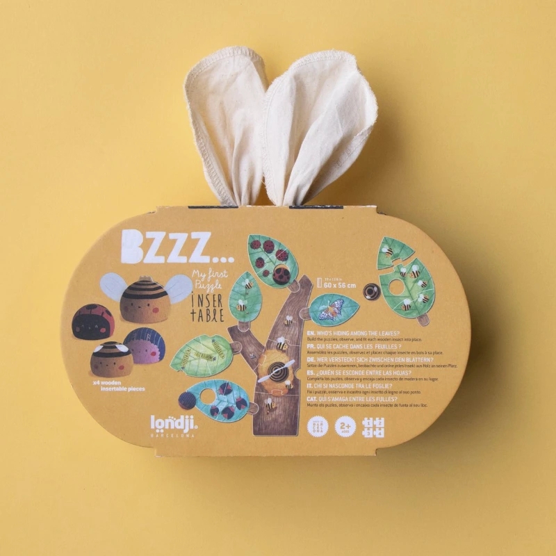 Puzzle Progresivo Abeja BZZZ de Londji - Aúpa Organics