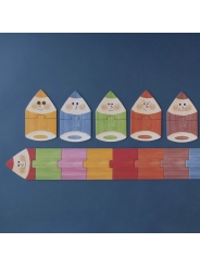 7 Puzzles de 3 piezas My Colours de Londji - Aúpa Organics