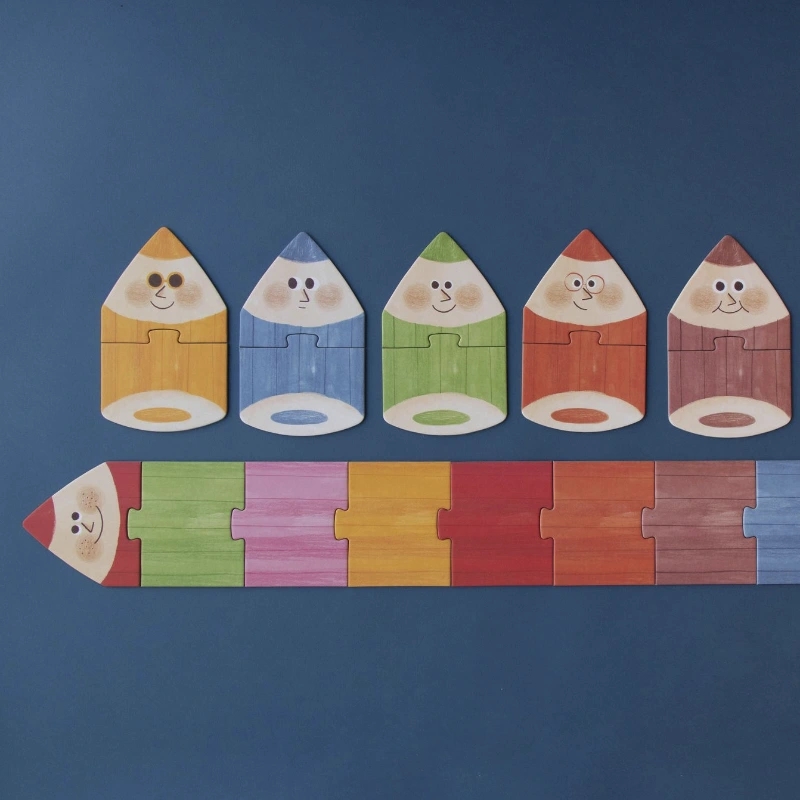 7 Puzzles de 3 piezas My Colours de Londji - Aúpa Organics