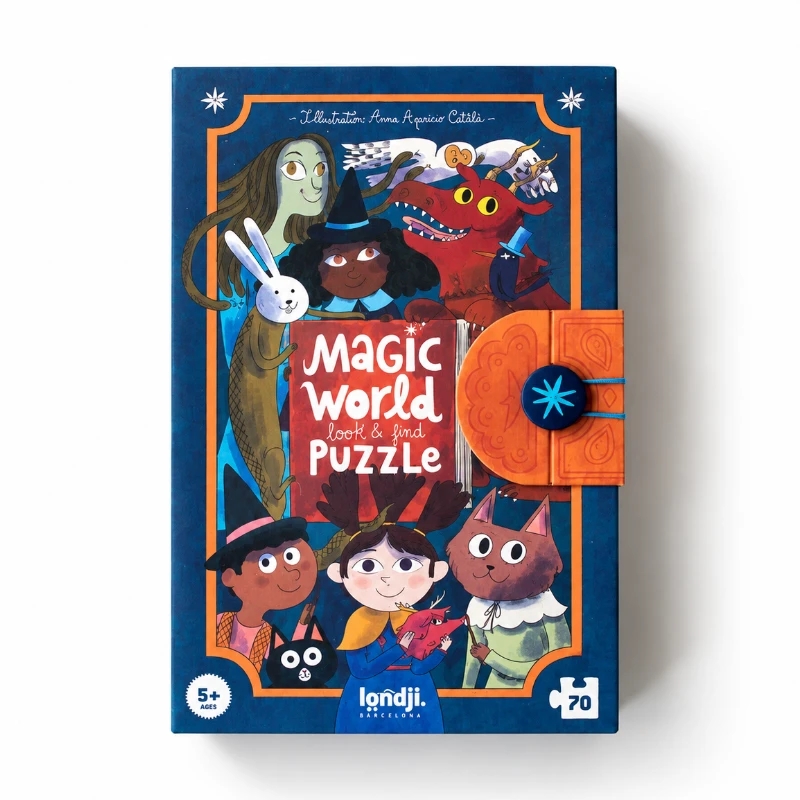 Puzzle de 70 piezas Magic World de Londji - Aúpa Organics
