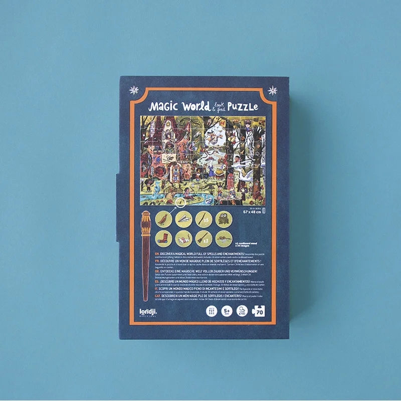 Puzzle de 70 piezas Magic World de Londji - Aúpa Organics
