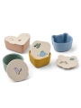 Pack de 4 Fiambreras de Silicona Liewood Toto - Aúpa Organics