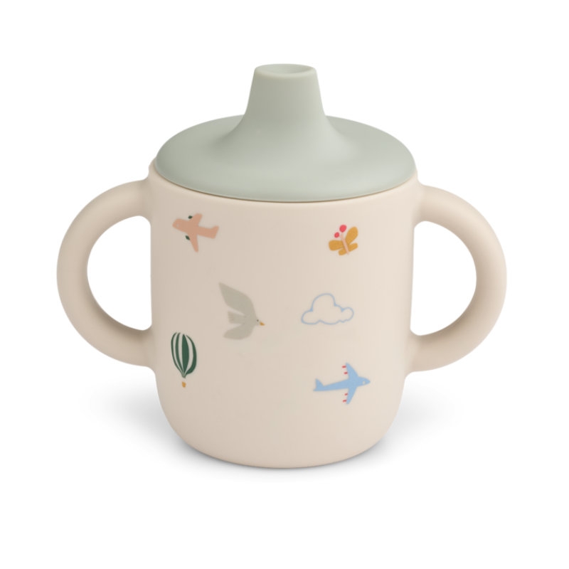 Taza de Aprendizaje de Silicona Premium "Flying" de Liewood - Aúpa Organics