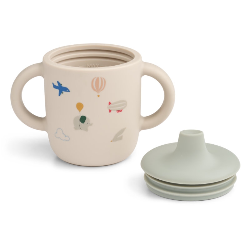 Taza de Aprendizaje de Silicona Premium "Flying" de Liewood - Aúpa Organics