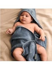 Toalla con Capucha Elefante Algodón Orgánico Liewood - Aúpa Organics