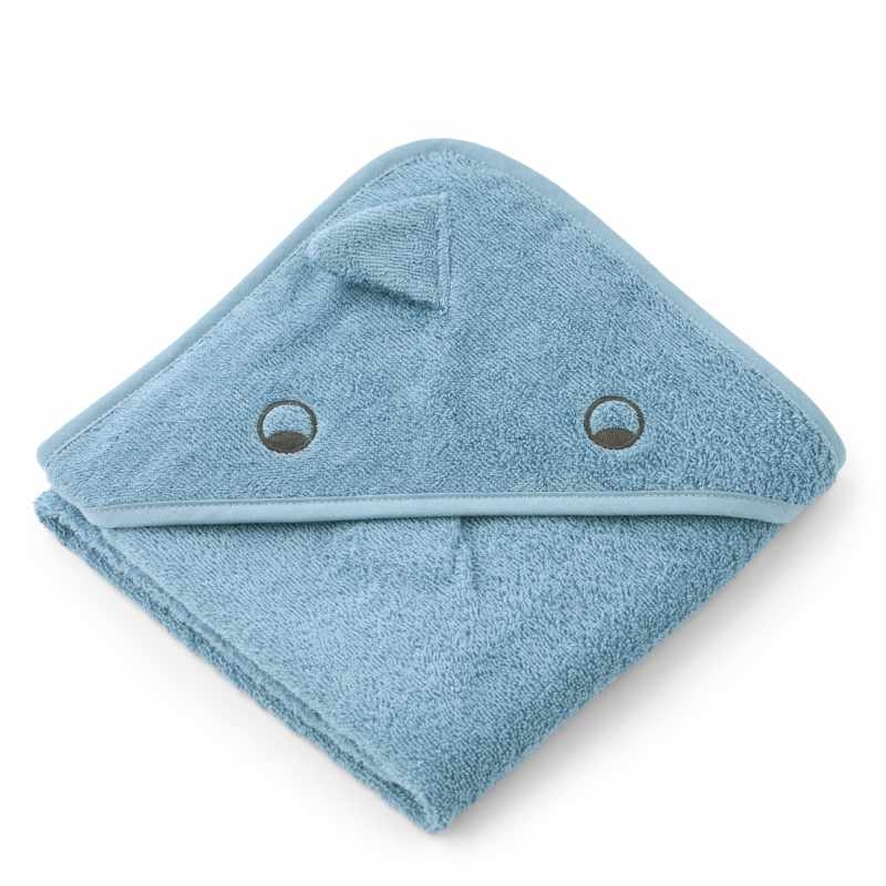 Toalla con Capucha Elefante Algodón Orgánico Liewood - Aúpa Organics