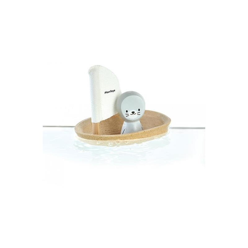 Barquito de Vela con Foca - Plan Toys