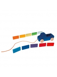 Camión Azul con Bloques - Grimm's