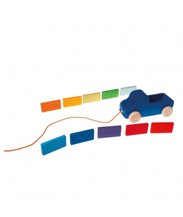 Camión Azul con Bloques - Grimm's