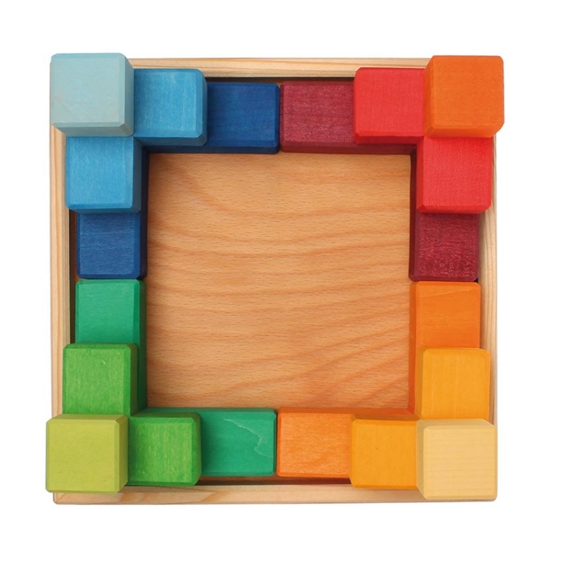 Juego de Construcción y Puzzle Square - Grimm's