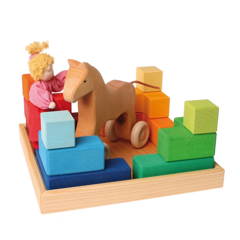 Juego de Construcción y Puzzle Square - Grimm's