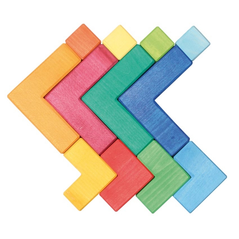 Juego de Construcción y Puzzle Square - Grimm's