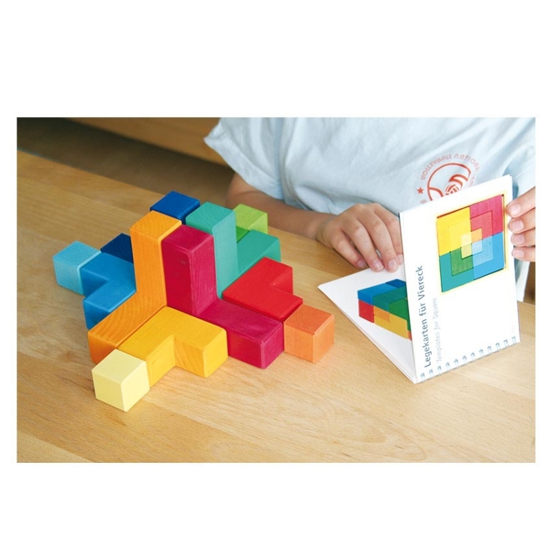 Juego de Construcción y Puzzle Square - Grimm's