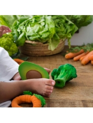 Mordedor de Caucho Natural Arnold El Aguacate Oli&Carol - Aúpa Organics